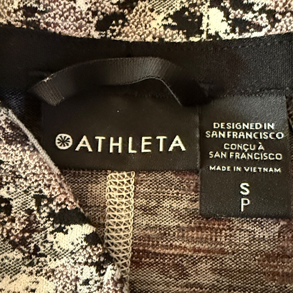 Athleta Salutation Full Zip Jacket Size Small - image 3